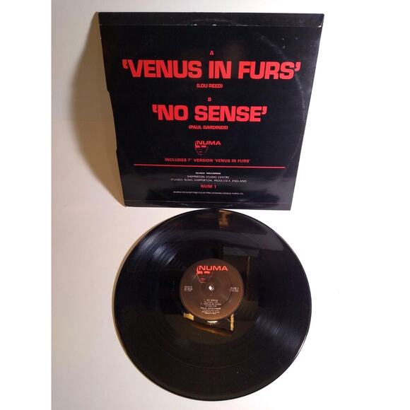 Paul Gardiner Venus In Furs Vinyl 12" Record Gary Numan Bass Player Darkwave - Picture 4 of 4